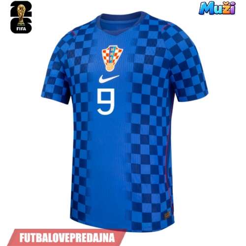 Lacne Muži Futbalové dres Chorvátsko Andrej Kramaric #9 MS 2026 Krátky Rukáv - Preč